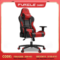 Furgle Swivel Gaming Chair Office Chair with High Back Racing Chair  LOL Computer Chair Recliner PU Leather Seat Desk Chairs