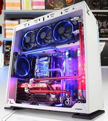 Customized 18.5/21.5/23.6/27 inch monitor display i7 7700k 8G/16GB 1T GX1080 Desktop gaming computer PC with Water cooling case